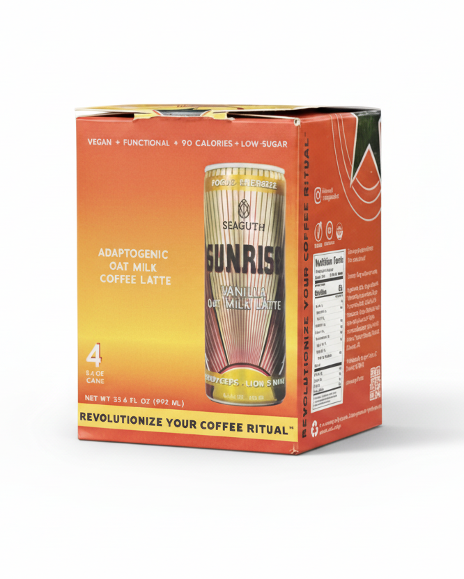 Sunrise - Vanilla Oat Milk Latte - 4 pack